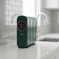 Sistem Pemurni Air Rumah Tangga Alkaline Reverse Osmosis 600G Membran RO Laju Alir 100 GPD Filter Karbon Aktif 220/110V TDS