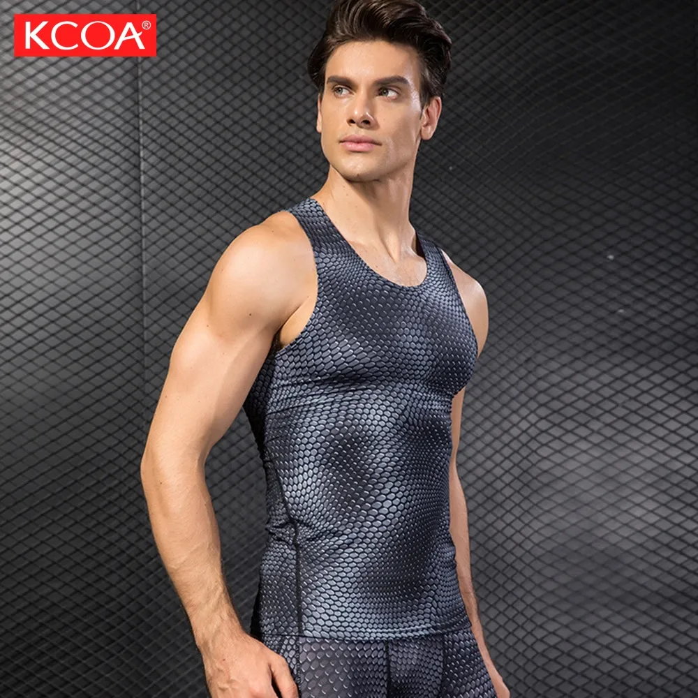 New Activewear Sleeveless T Shirt Undershirt Stretch Singlets Gym Wear Clothing Tank Top For Men