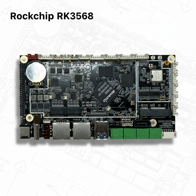 RK3568 Rockchip A55 Industrial Motherboard AI-based IoT SDK Open Source WIFI 6 64GB RAM Integrated Graphics New Development Kit