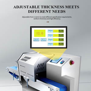 Nuova Affettatrice Commerciale Automatica con Lama in Acciaio al Carbonio a Spessore Regolabile per Salsicce, Carne di Manzo, Prosciutto, Carne Cotta e Formaggio - Product Image 4