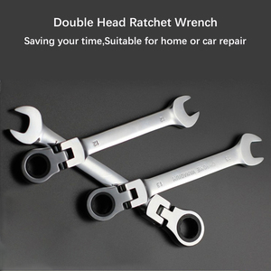 Hot Selling 10 in 1 Flex Head Ratchet <strong>Wrench</strong> Set 6-19mm <strong>Combination</strong> <strong>Wrench</strong> Spanner Tool Set Portable High Torque Ratchet <strong>Wrench</strong> - Product Image 5