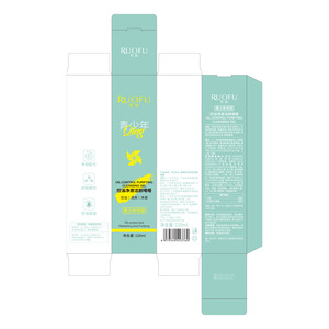 Gel nettoyant purifiant anti-graisse Ruofu 120ml pour peaux grasses et sujettes à l'acné - Product Image 1