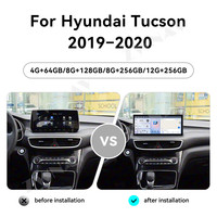 Lecteur multimédia stéréo de voiture de 15,8 pouces pour Hyundai Tucson 2019-2020, autoradio Android, enregistreur de cassette, audio, GPS, système de navigation, unité principale
