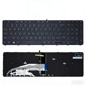 Clavier Pour <span class=keywords><strong>HP</strong></span> <span class=keywords><strong>Probook</strong></span> <span class=keywords><strong>650</strong></span> G2 655 G2 <span class=keywords><strong>650</strong></span> <span class=keywords><strong>G3</strong></span> 655 <span class=keywords><strong>G3</strong></span> Clavier Rétro-Éclairé Cadre - Product Image 1