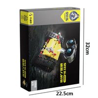 Robot Wali STEM 4 en 1, Juego de Bloques de Programación con Control Remoto y Aplicación, Modelo de Juguete a Escala 1:32, Juguete Educativo DIY para Niños