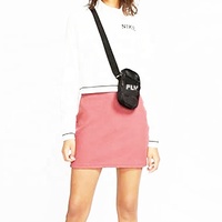 Gepersonaliseerde Custom Logo Groothandel Casual Mode Schoudertas Sport Waterdichte Stof Borst Sling Crossbody Mannen Crossbody Tas