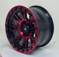 Jantes Beadlock de Luxe en Alliage Forgé Personnalisées HT 5X114.3 5X130 6x139.7 Jantes Tout-Terrain 15 16 18 24 pouces pour Jeep Ford Toyota