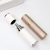 Étui en cuir pour flacon de parfum, atomiseur de parfum de luxe, flacon de parfum rechargeable en cuir 10ml