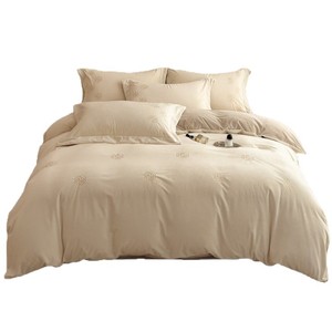 Milk Floss Embroidered Baby <b>Bedding</b> <b>Set</b> Solid Color Floral Winter Anti-static Thickened Warm Sheet Style XSJ-1211 - Product Image 3