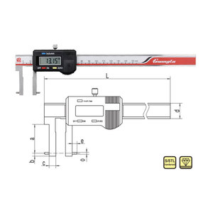 Calibrador Digital Interno Guanglu con Rango de Medición de 22-150 mm - Product Image 3