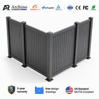 Clôture en aluminium 6063 T5 personnalisée, écran de sécurité, séparateur de jardin décoratif, enclos paysager durable, directement de l'usine