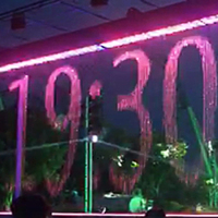 Rideau d'eau numérique en acier inoxydable 304, rideau de pluie graphique programmable, rideau numérique sur mesure pour hall d'hôtel