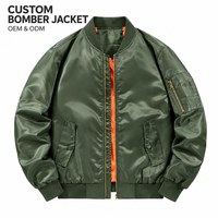 Veste bomber softshell légère pour homme, veste de pilote, fermeture éclair intégrale, coupe régulière, vêtements décontractés pour l'extérieur