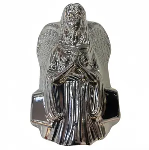 Accessoires cercueil en métal en forme d'ange Ensemble 19 # exquis plaqué or