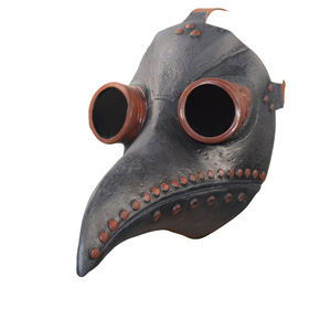 Maschera Steampunk da Medico della Peste, Costume di Halloween, Becco Lungo a Forma di Uccello, Maschera Integrale in Lattice Divertente - Product Image 2