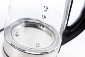 Bouilloire en acier inoxydable avec verre borosilicate, diverses capacités, sans fil, contrôle de la température, en promotion - Product Image 2