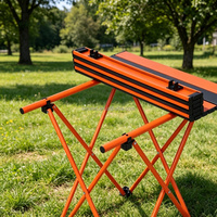 Meubles d'extérieur, table de camping légère et portable, pliable facilement, gain de place pour pique-nique, table pliante
