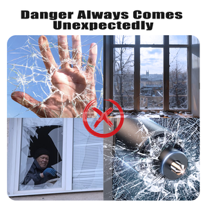 Película de Seguridad para Vidrios de 2mil 4mil 8mil 12mil, Anti-Robo, Anti-Explosión, para Edificios y Casas, Película de Seguridad para Ventanas - Product Image 3