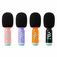 Microphone de chant portable DS106 avec son de haute qualité, haut-parleur sans fil BT KTV pour karaoké à domicile, fête, interview en direct, cadeau