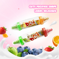 Bonbons en gros, étiquette privée personnalisée, sucettes dures aromatisées aux fruits, sucettes avec bonbons effervescents, texture moelleuse, adaptées aux enfants