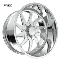 Jantes forgées Kyky 20, 22, 24 pouces, jantes en alliage forgées sur mesure, finition chromée concave profonde, jante de 24 pouces