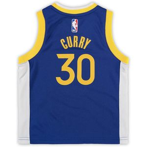 โกลเด้น สเตท วอร์ริเออร์ส เคอร์รี 30 บลู ไอคอน อิดิชั่นเสื้อเจอร์ซีย์เด็กวัยหัดเดิน ชุดบาสเก็ตบอลเด็กชาย ระบายความชื้นได้ดี - Product Image 3