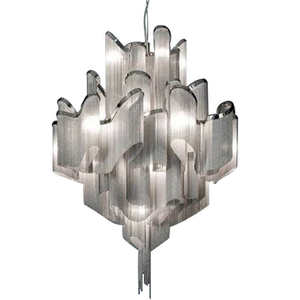 Originalité artistique mariage lustre de luxe moderne en fer forgé en aluminium chaîne gland - Product Image 6