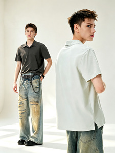 เสื้อยืดคอกลมลายนกนางนวล รุ่นใหม่สำหรับฤดูใบไม้ผลิและฤดูร้อนปี 2026 เสื้อโปโลแขนสั้นแห้งเร็วสำหรับเดินทางและกิจกรรมกลางแจ้ง - Product Image 1