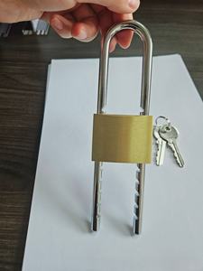 <span class=keywords><strong>Candado</strong></span> de latón ajustable de grillete largo resistente de buena calidad barato de seguridad superior - Product Image 4