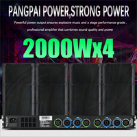 FV4000 yüksek kalite 1000Watt * açık sahne performansı için 4 kanal ses güç amplifikatörü 1U dijital amplifikatör