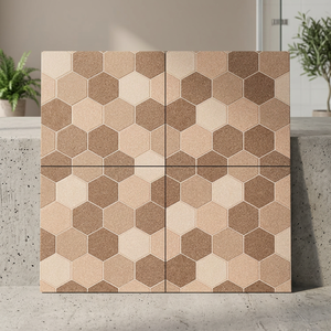 Carreaux de sol en céramique émaillée Foshan Terrazzo 400x400mm, antidérapants, mats, rustiques, pour intérieur - Product Image 3