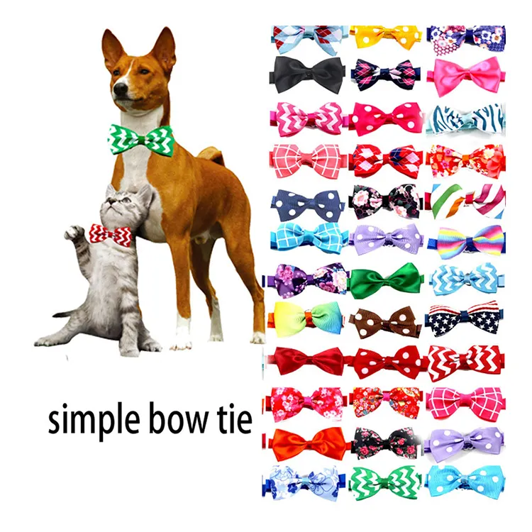 Распродажа, симпатичный разноцветный и дизайнерский Эластичный Бант для шерсти собак