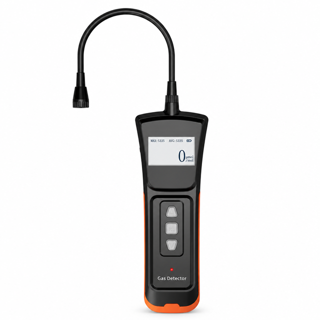 HIREP Industrial Combustible Gas Detector Handheld Gooseneck Probe Leak Detector CH4 LPG LEL Methane Analyzer High Accuracy IP65