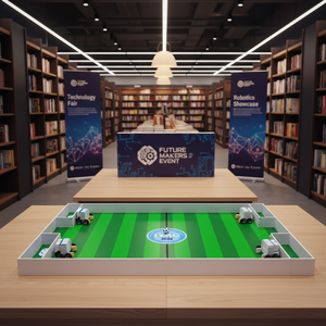 Kit <span class=keywords><strong>de</strong></span> Robot <span class=keywords><strong>de</strong></span> Fútbol con Bloques Hexagonales Asimétricos ProTech - Educativo y <span class=keywords><strong>de</strong></span> Bricolaje para Niños Mayores <span class=keywords><strong>de</strong></span> 4 Años, Compatible con <span class=keywords><strong>Lego</strong></span> Technic, Estático y Móvil - Product Image 4