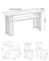 Fengxiang1987 pas cher Salon meubles ongles bureau et chaise meubles manucure Table équipement professionnel marbre métal fer 1 pièces