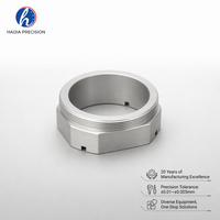Anillo de Retención Roscado Externo de Aluminio CNC Personalizado con Bajo MOQ para Lentes Ópticas OEM