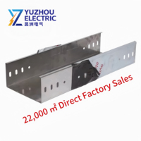 Vente en gros directe usine – Chemin de câbles solide en acier inoxydable 304, modèle CT-304, capacité de charge 200 kg, personnalisable