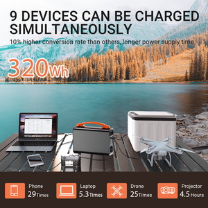 Small 250W Power Portable Station for Outdoor Fishing Battery Portable Power Station - Product Image 4