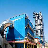 Collecteur de poussière à sacs à impulsions de grande capacité en acier inoxydable pour le traitement des gaz de combustion corrosifs