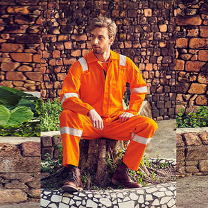 Combinaisons ignifuges personnalisées pour atelier d'usine, vêtements de travail en coton, antistatiques, résistants aux hautes températures, vêtements de sécurité - Product Image 5