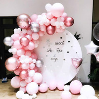 Offre Spéciale de mariage partie décoration pastel blanc rose couleur diy latex ballon ensemble