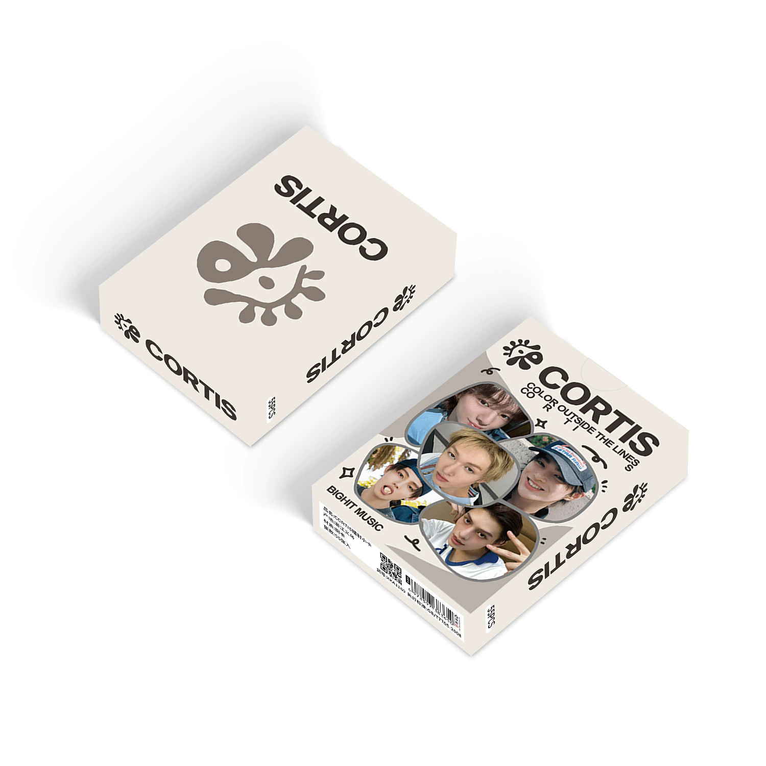 KPOP 55pcs/box CORTIS Laser Photocard Lomo Card Star Holographic