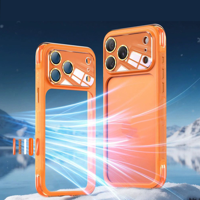Hollowed-out Border Original Lens Protector Shockproof Protective Case for iPhone 17 16 15 14 Pro Max Touch Camera Button Cover