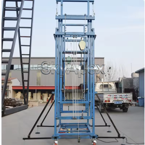 Échafaudage portable en aluminium léger télescopique, capacité <span class=keywords><strong>de</strong></span> charge 500 kg, <span class=keywords><strong>hauteur</strong></span> <span class=keywords><strong>de</strong></span> <span class=keywords><strong>travail</strong></span> 3 m, 4 m, 5 m pour la rénovation intérieure et extérieure - Product Image 4