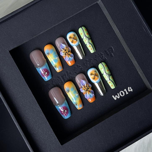 Fatto a mano 3D rosa bara di mandorle francesi acrilico <span class=keywords><strong>unghie</strong></span> finte stampa sulle <span class=keywords><strong>unghie</strong></span> - Product Image 4