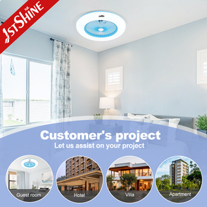 พัดลมเพดาน LED 1stshine ขนาด 24 นิ้ว พร้อมรีโมทอั<span class=keywords><strong>จ</strong></span>ฉริยะ ปรับความสว่างได้ รุ่นทันสมัย - Product Image 5