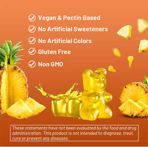 Para vitamina E Gummy 3G * 60 uds/botella adulto OEM procesado HACCP certificado 2 años de vida útil - Product Image 3