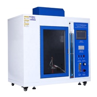 Probador de Inflamabilidad Horizontal-Vertical UL94 con Pantalla Táctil, Cámara de Prueba de Resistencia al Fuego para Laboratorio