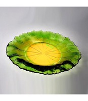 Artfamily Custom Crystal Glazen Transparante Gekleurde Fruitschaal Exquise Fruitbord voor Huisdecoratie