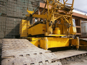 Grúa sobre orugas Demag CC1000 usada, máquina elevadora de 200T, grúa hidráulica en venta - Product Image 6